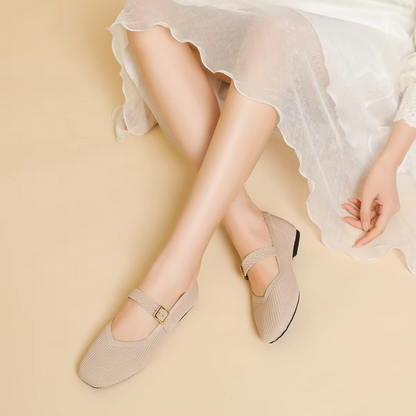 Women Cusy Square-Toe Shoes - Elegant Style for Everyday Wear