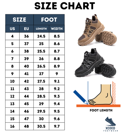 Premium Indestructible Shoes - Steel Toe with Anti-Slip Outsole