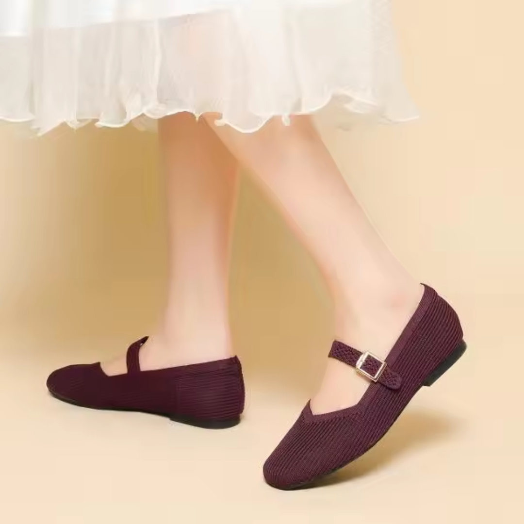 Women Cusy Square-Toe Shoes - Elegant Style for Everyday Wear