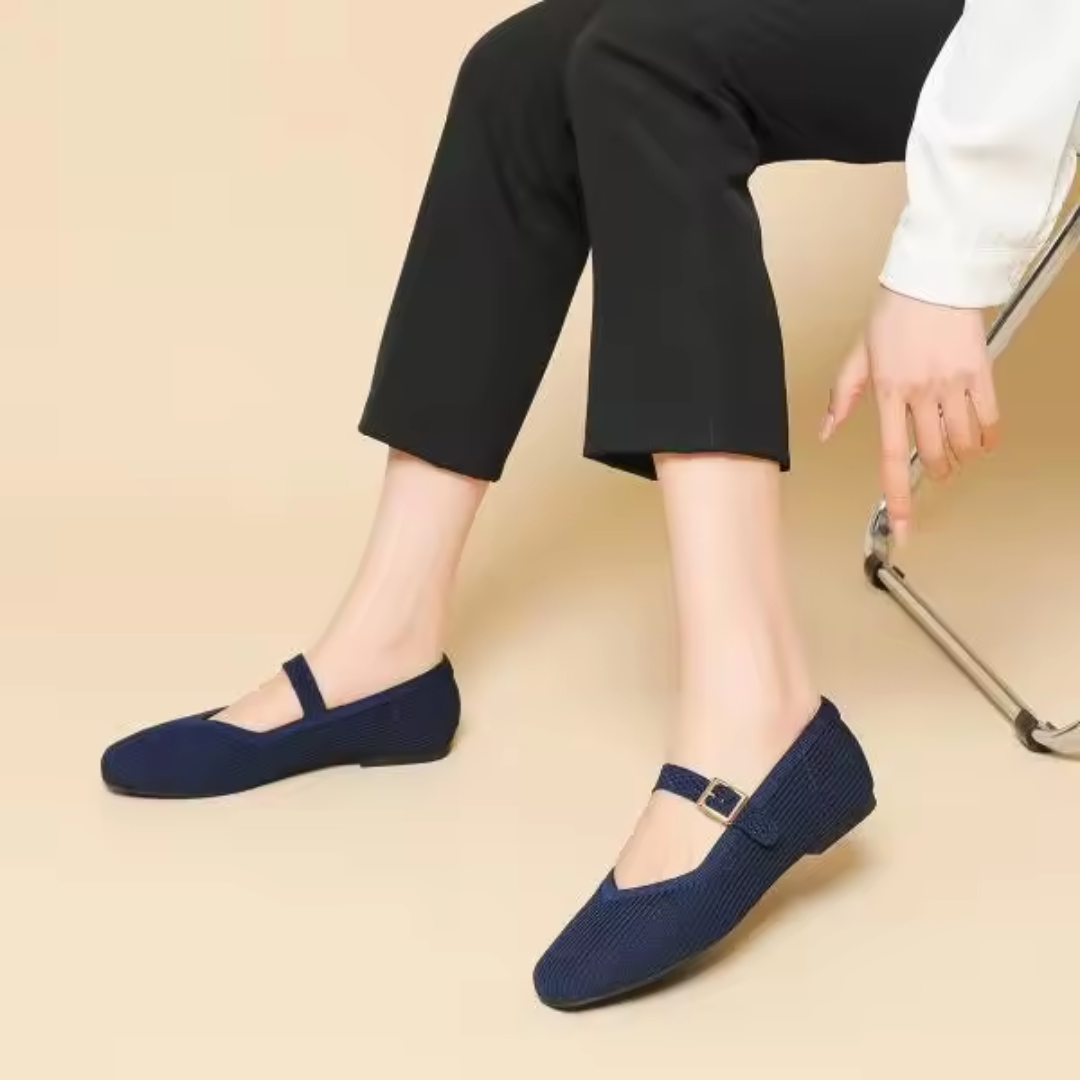 Women Cusy Square-Toe Shoes - Elegant Style for Everyday Wear