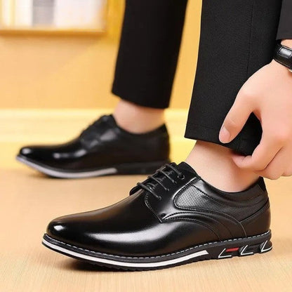 Men Orthopedic Leather Dress Shoes - Stay Comfortable in every occasion Work, Office or at Party