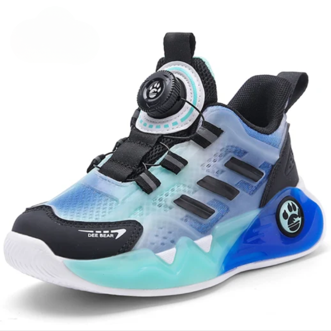 Twist-Lock Kids Sneakers – Promotes stability with a zero-drop sole