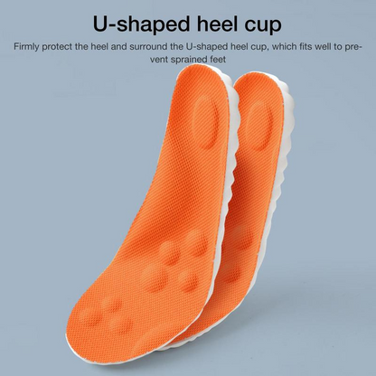 Cloud Massage Anti-Slip Insoles - Soft, Breathable and Sweat-Wicking