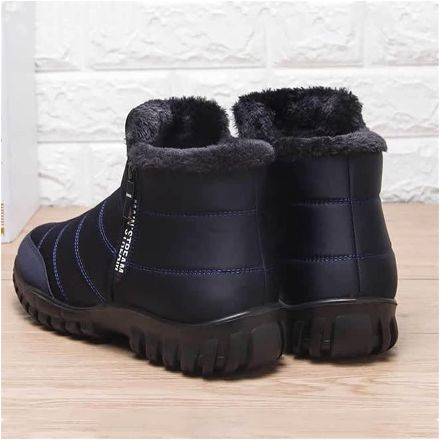 Thick Warm Cotton Zipper Shoes with Thick insole to keep your feet Warm & Comfortable