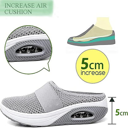 Slip-On Walking Shoes with Air Cushion