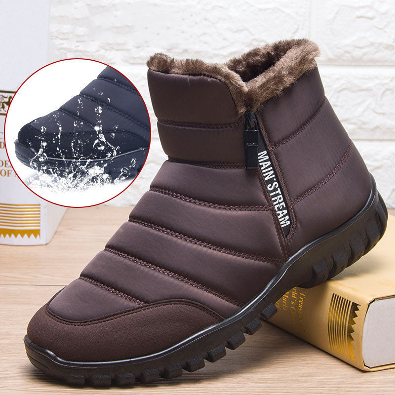 Thick Warm Cotton Zipper Shoes with Thick insole to keep your feet Warm & Comfortable