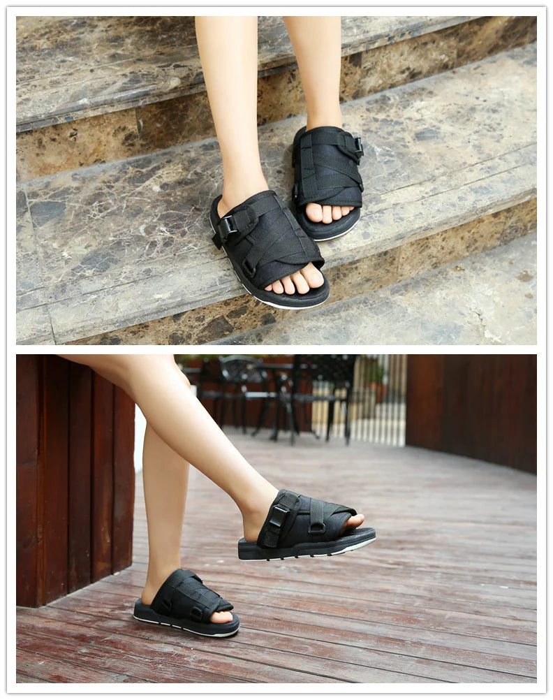 Unisex Ultralight Comfortable Slides with Custom-fit adjustable straps