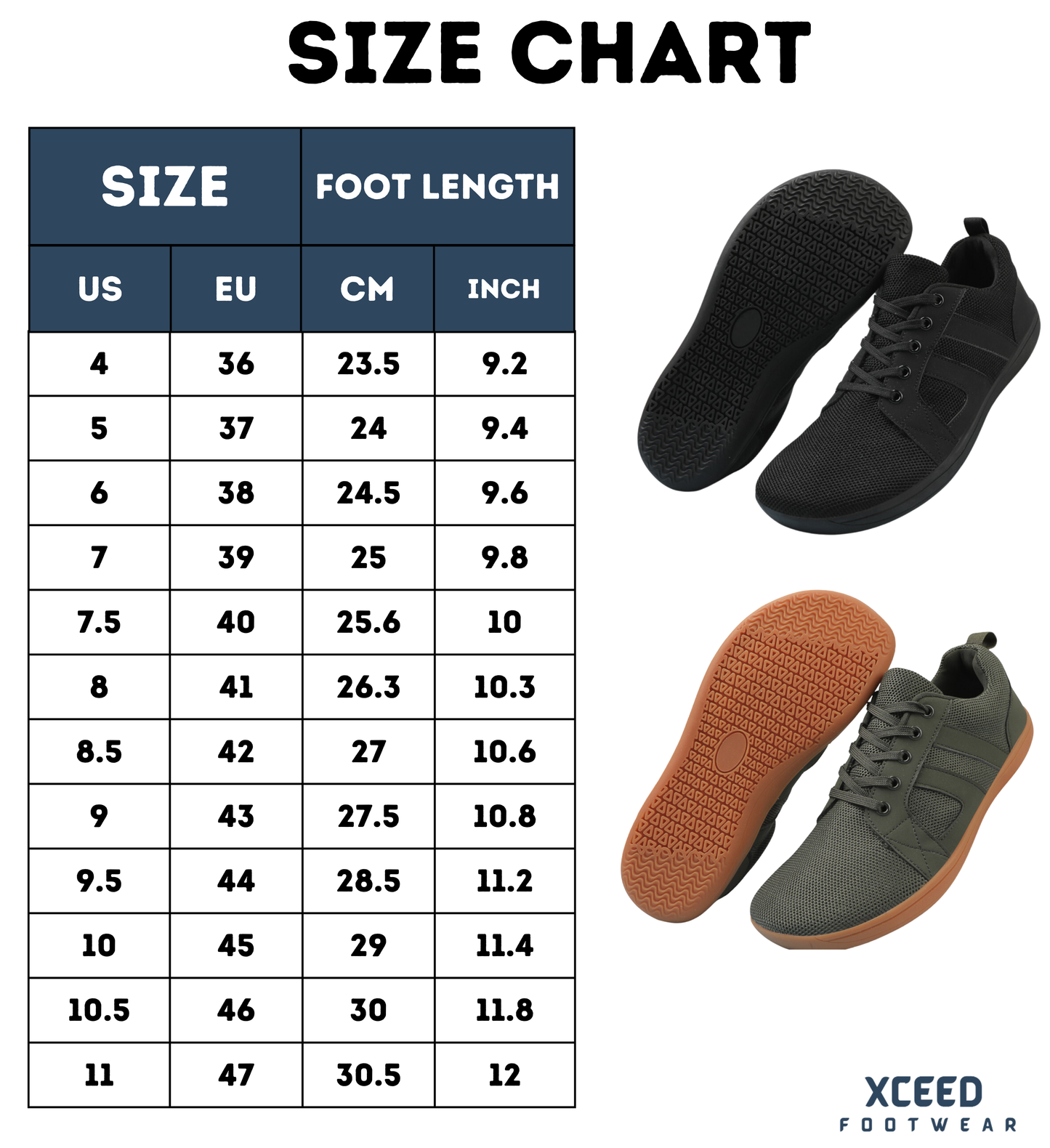 Wide Toes Shoes with Barefoot Sole