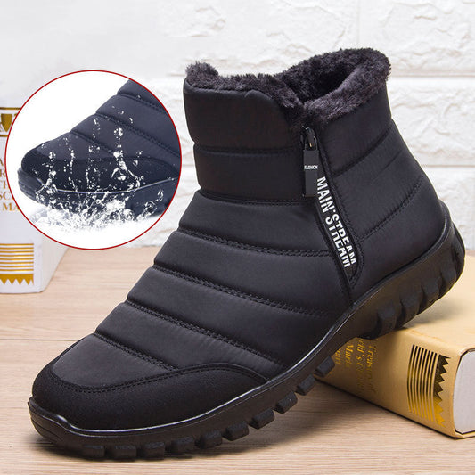 Thick Warm Cotton Zipper Shoes with Thick insole to keep your feet Warm & Comfortable