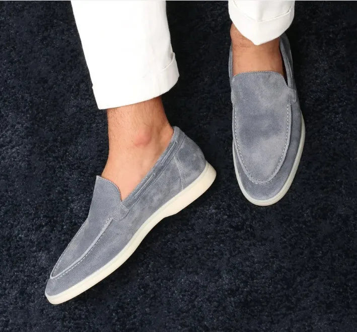 Suede Loafers - Easy slip-on fit