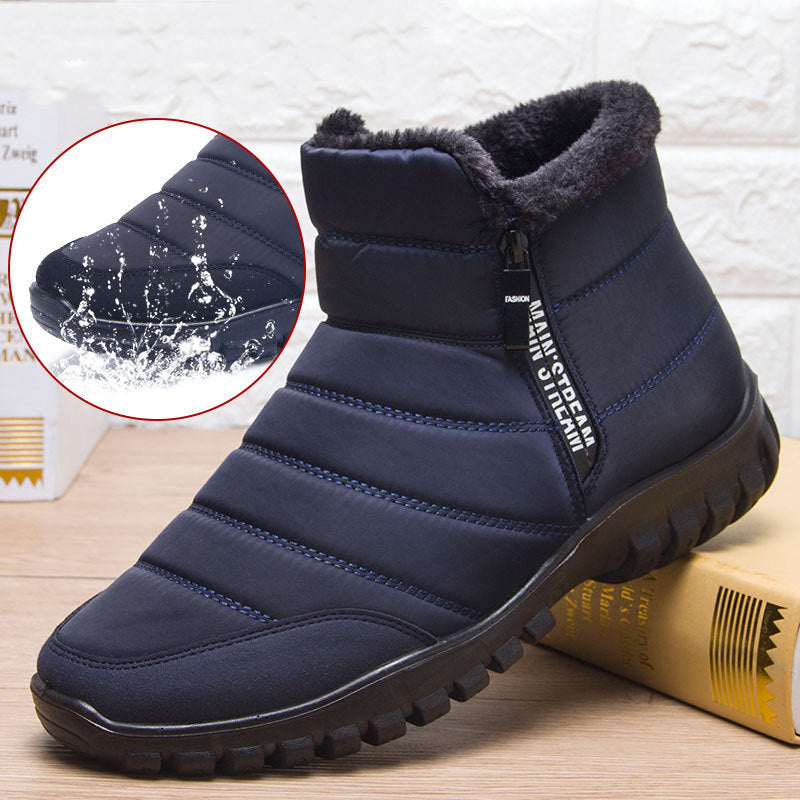 Thick Warm Cotton Zipper Shoes with Thick insole to keep your feet Warm & Comfortable